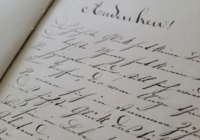 ein Brief in historischer Handschrift